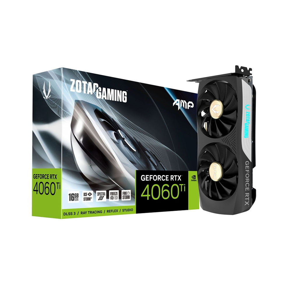 VGA ZOTAC Gaming GeForce RTX 4060 Ti 16GB AMP